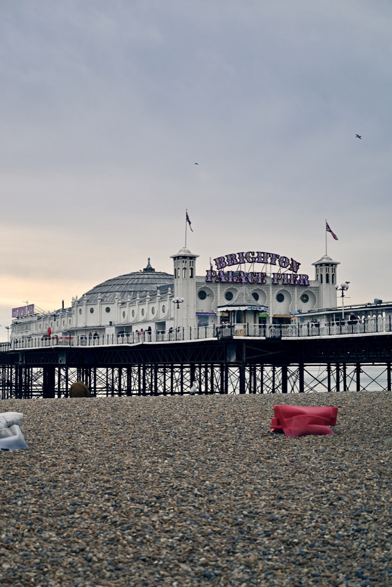 Brighton Palace Pier from the beach