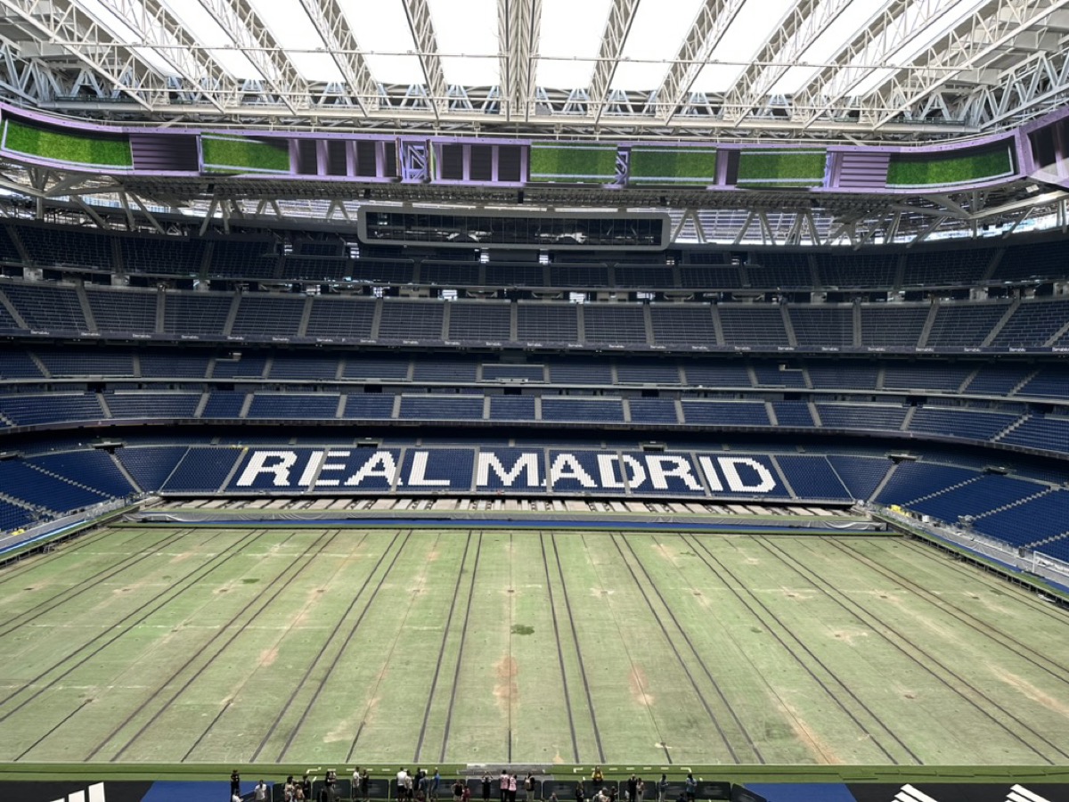 Real Madrid stadium interior